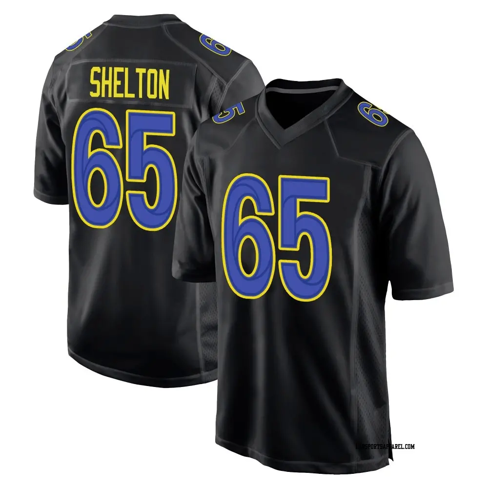 Game Black Youth Coleman Shelton Los Angeles Rams Fashion Jersey