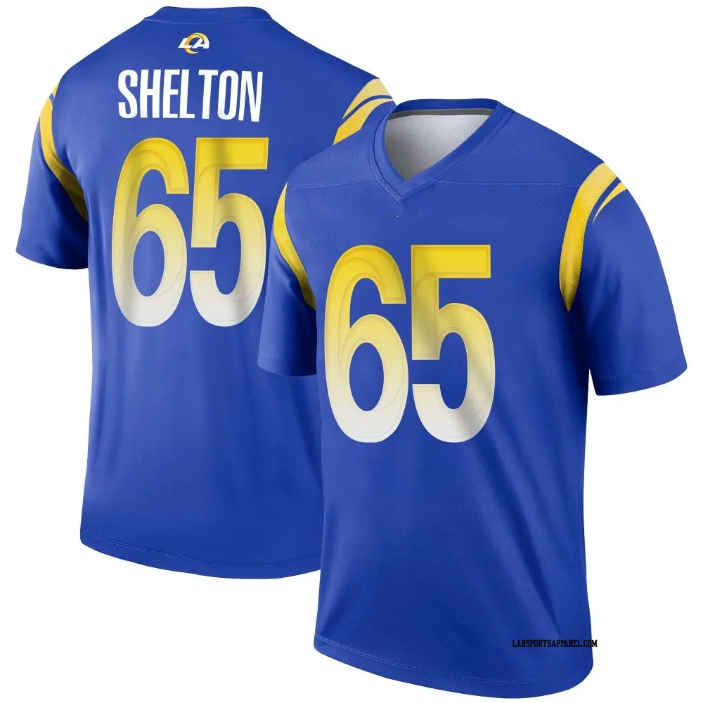 Legend Royal Men's Coleman Shelton Los Angeles Rams Jersey