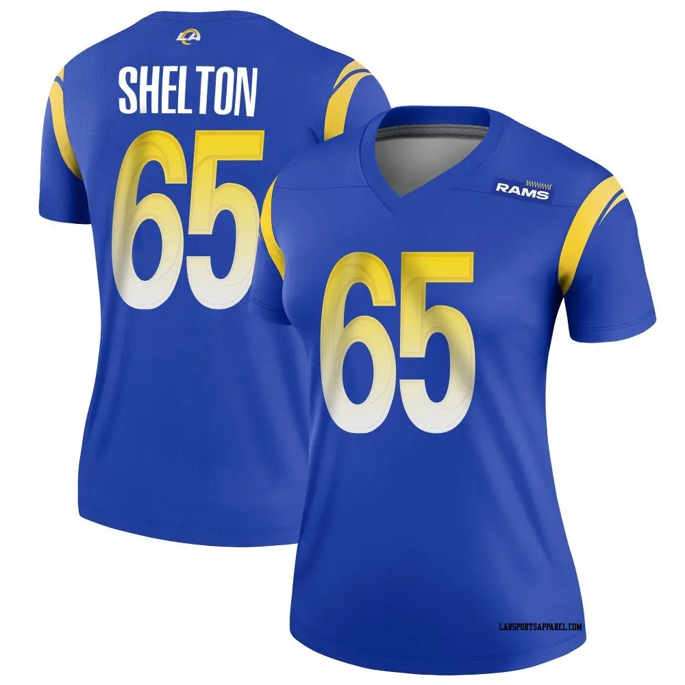 Legend Royal Women's Coleman Shelton Los Angeles Rams Jersey