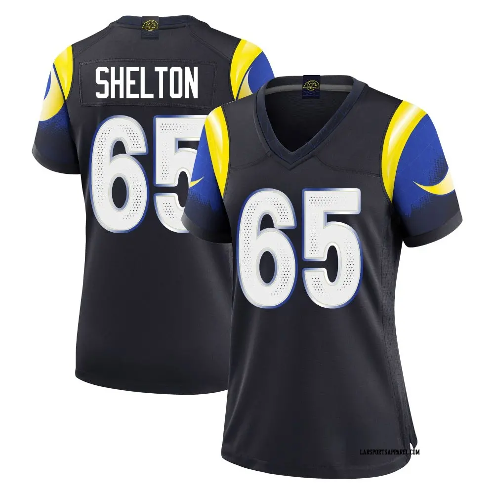 Limited Blue Women's Coleman Shelton Los Angeles Rams Midnight 2025 Rivalries Collection Jersey