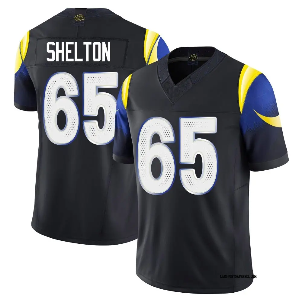 Limited Blue Youth Coleman Shelton Los Angeles Rams Midnight 2025 Rivalries Collection Jersey