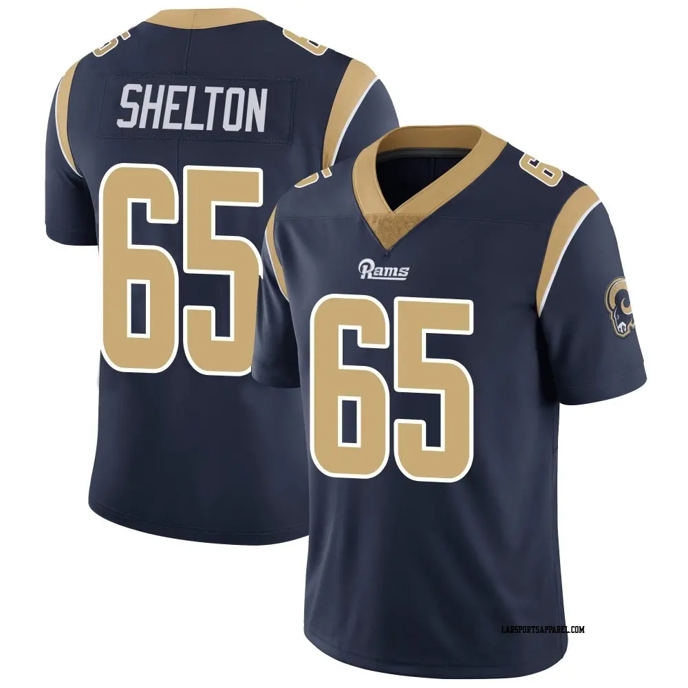 Limited Navy Men's Coleman Shelton Los Angeles Rams Team Color Vapor Untouchable Jersey