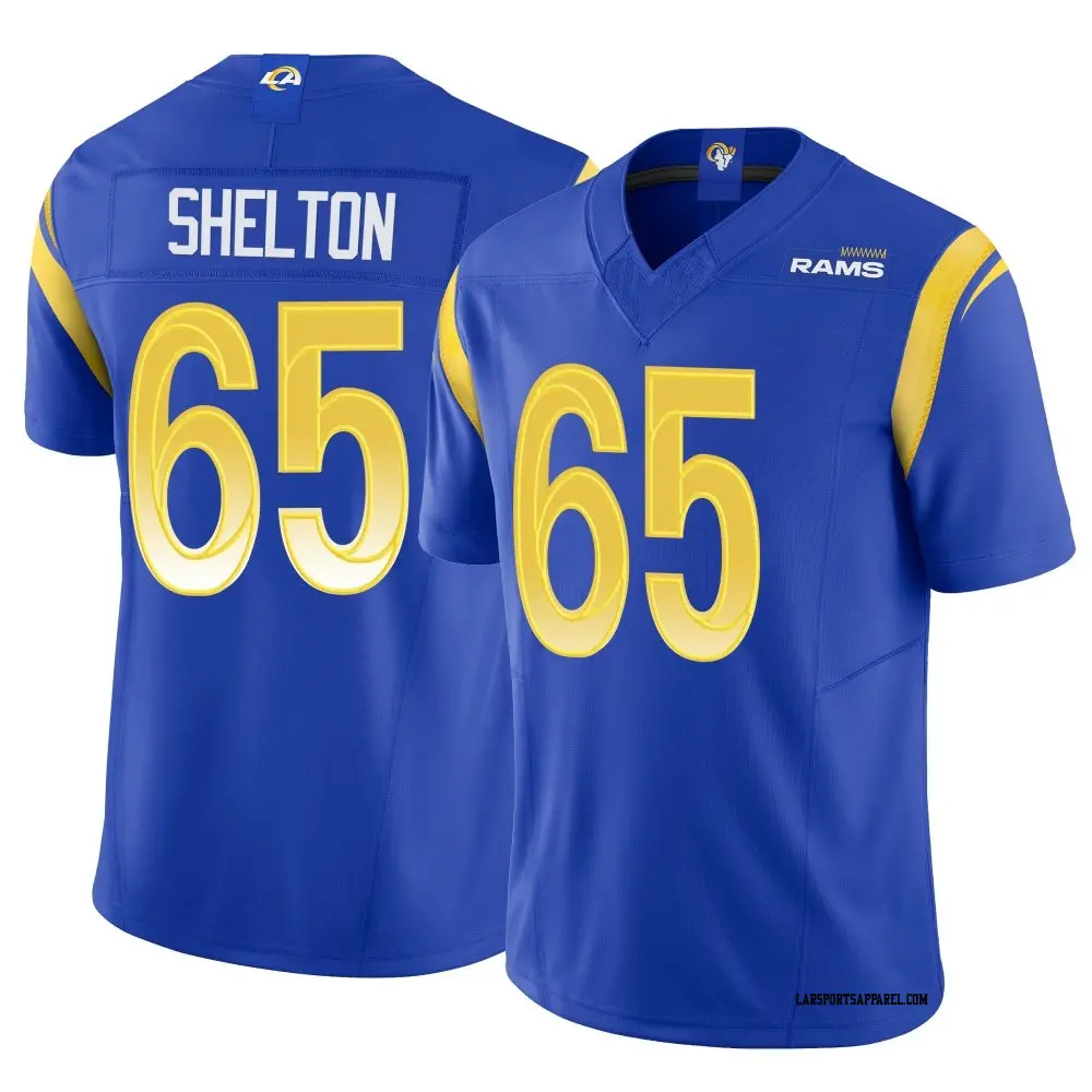 Limited Royal Men's Coleman Shelton Los Angeles Rams Vapor F.U.S.E. Jersey