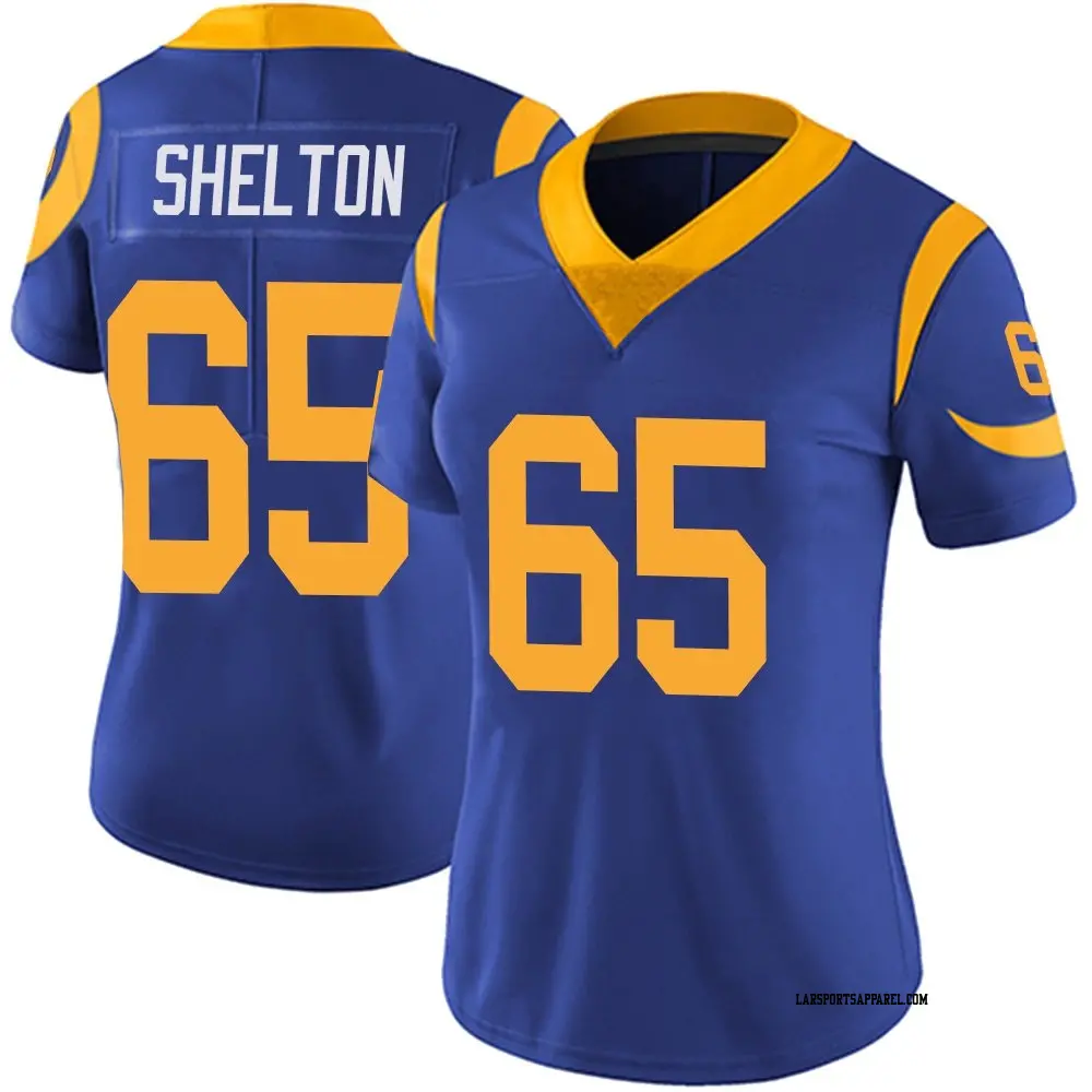 Limited Royal Women's Coleman Shelton Los Angeles Rams Alternate Vapor Untouchable Jersey