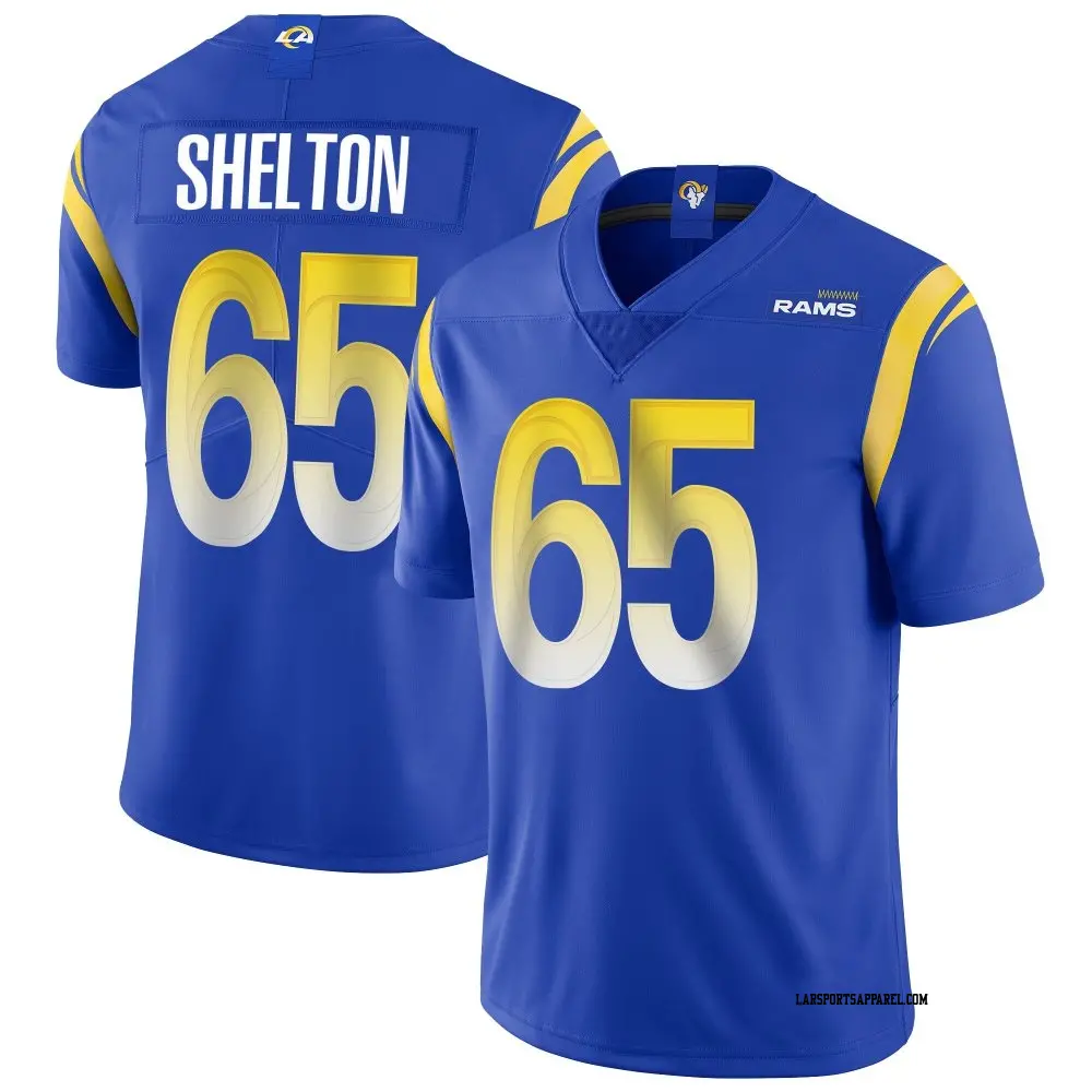 Limited Royal Youth Coleman Shelton Los Angeles Rams Alternate Vapor Untouchable Jersey