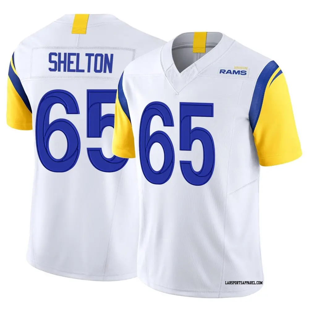 Limited White Men's Coleman Shelton Los Angeles Rams Vapor F.U.S.E. Jersey
