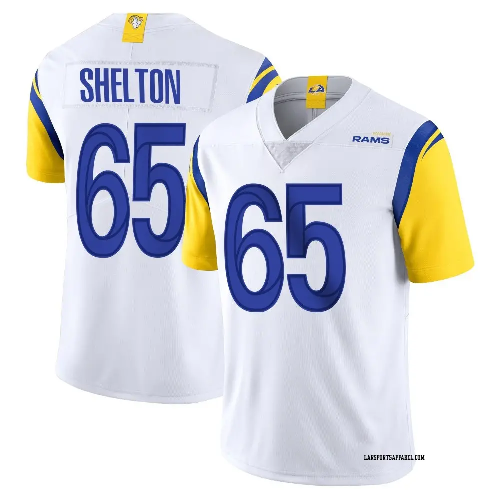 Limited White Men's Coleman Shelton Los Angeles Rams Vapor Untouchable Jersey
